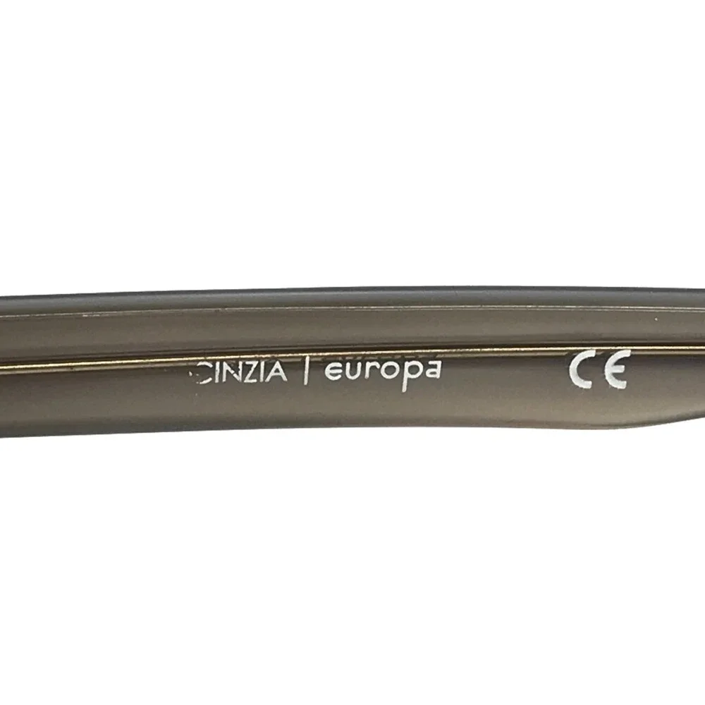 Cinzia Eyeglasses Frames CIN-5035 C1 Purple Gray Rectangle Full Rim 52-17-140